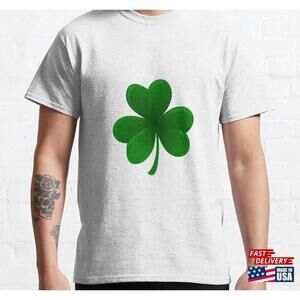 Patricks Day Shenanigan Crew Clover Classic Tshirt Tee
